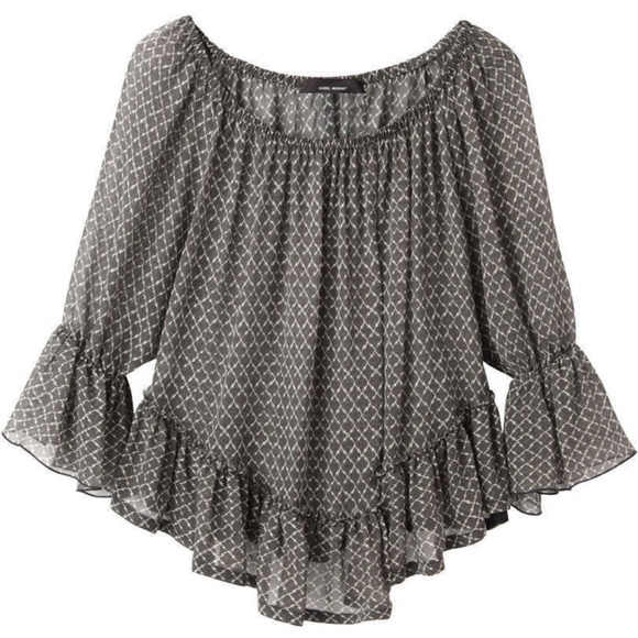ISABEL MARANT Adriana Ruffle Top - Picture 1 of 10